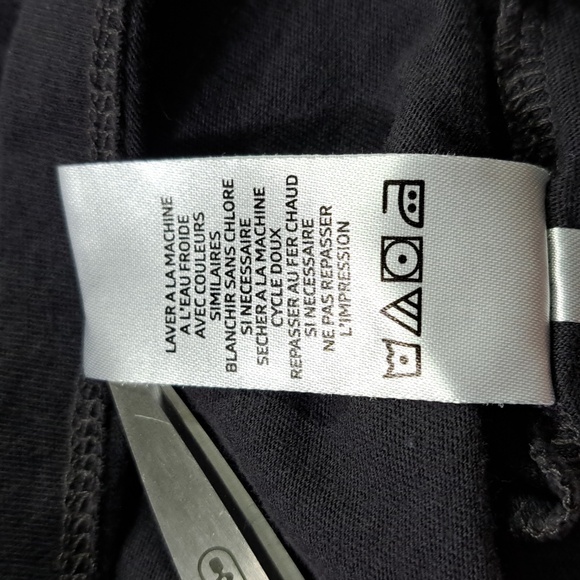 Life Is Good Knotty by Nature Knitting Dark Grey Graphic V-Neck Tee VG XXL - Picture 7 of 9